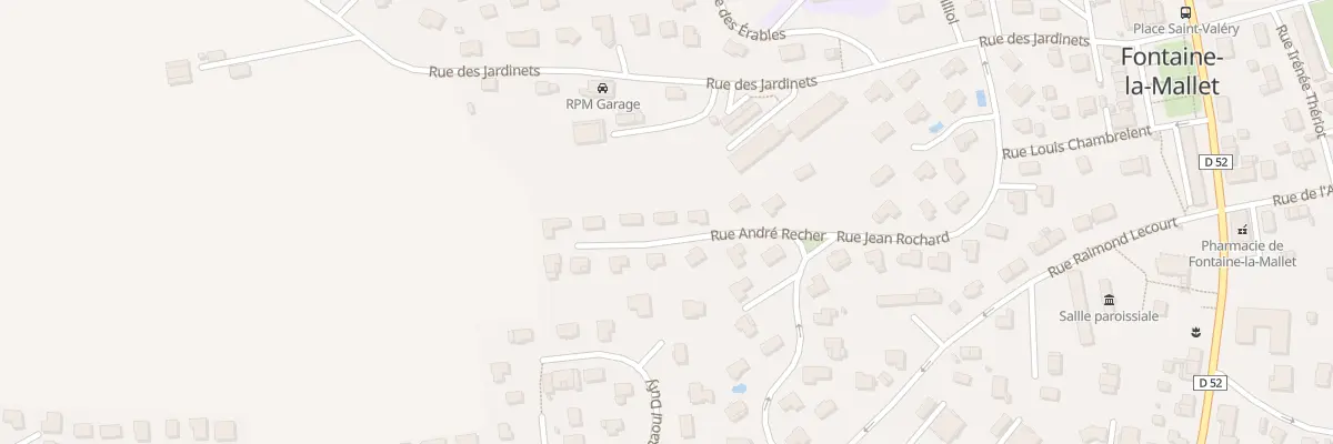 Plan du 7 Rue André Recher à Fontaine-la-Mallet