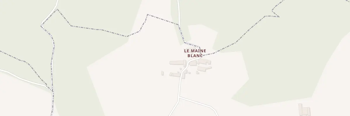 Plan du 5137 Le Maine Blanc à Pillac
