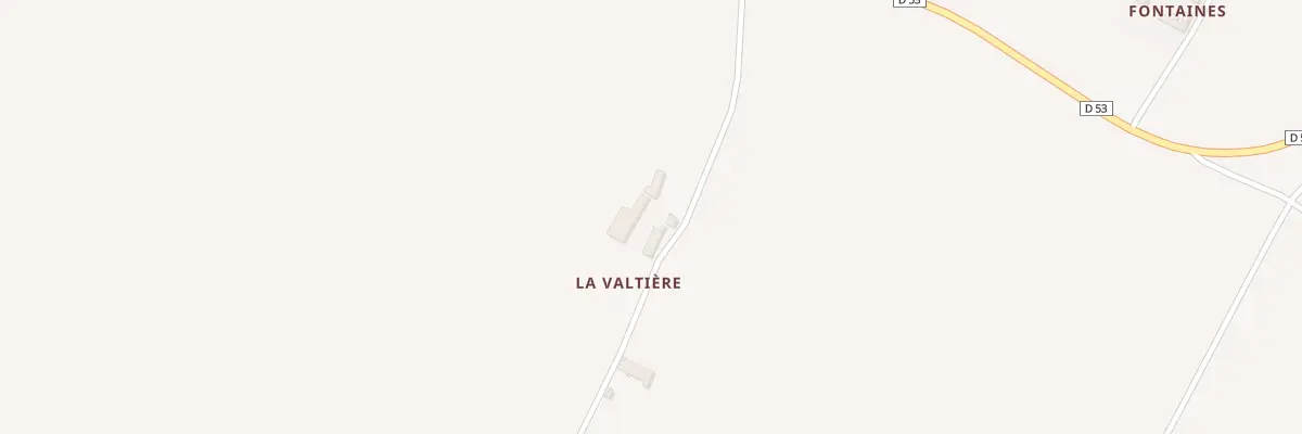 Plan du 2 La Valtiere à Vézières