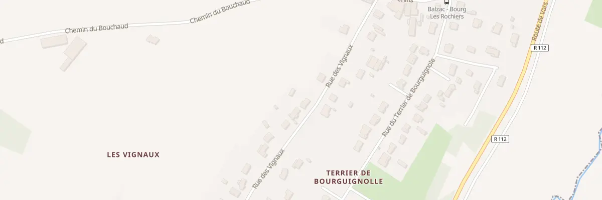 Plan du 37 Rue des Vignaux à Balzac