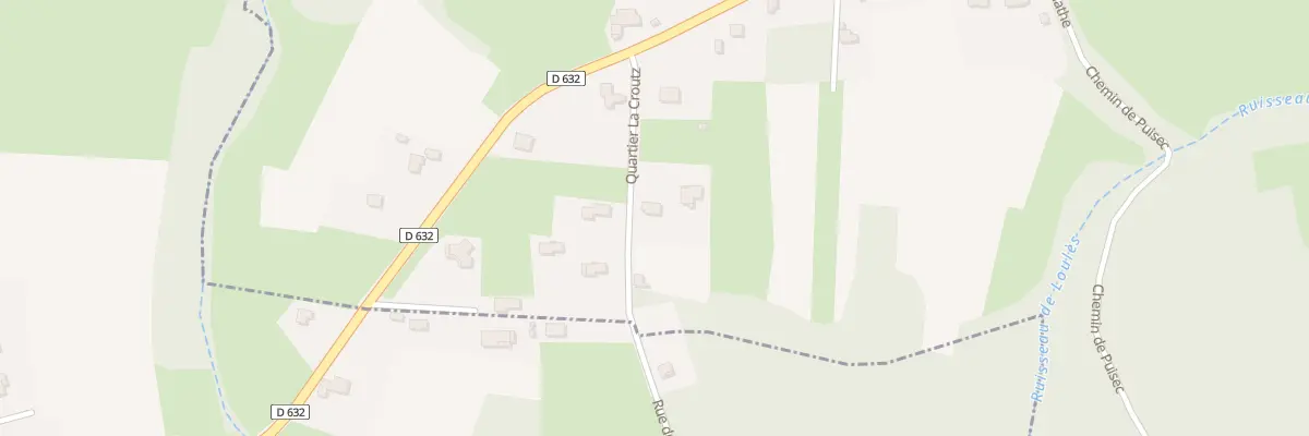 Plan du 5022 Lacrouts à Lizos