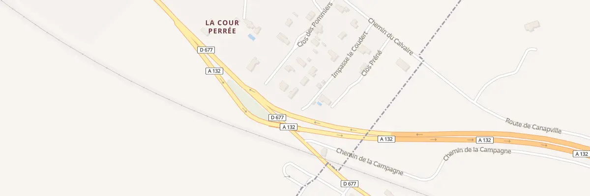 Plan du 5048 Le Coudert à Canapville