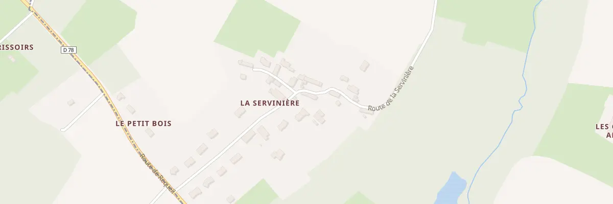 Plan du 5577 La Serviniere à Requeil