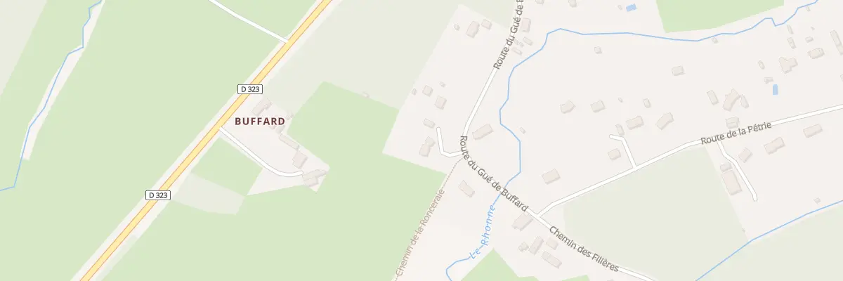 Plan du 9 Rte du Gue De Buffard à Guécélard