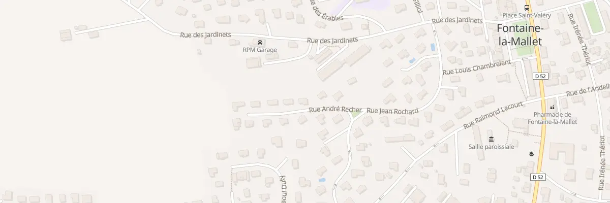 Plan du 9 Rue André Recher à Fontaine-la-Mallet