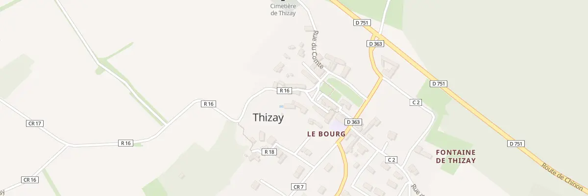 Plan du 10 Pl St Maurice à Thizay