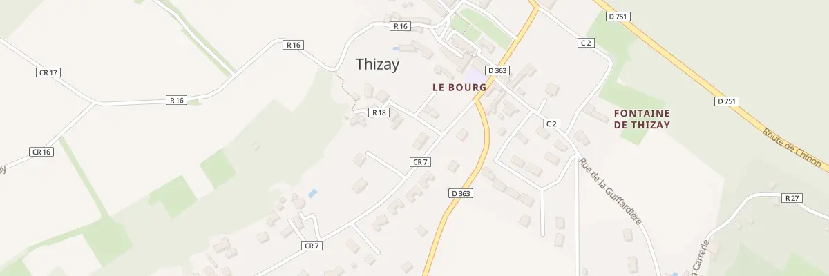 Plan du 22 Val de Verrière à Thizay