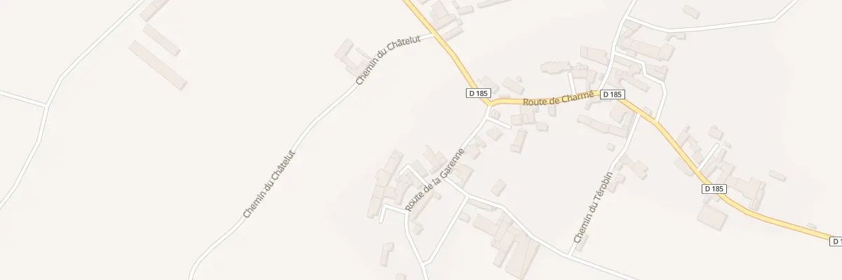Plan du 5031 Rte de la Garenne à Juillé
