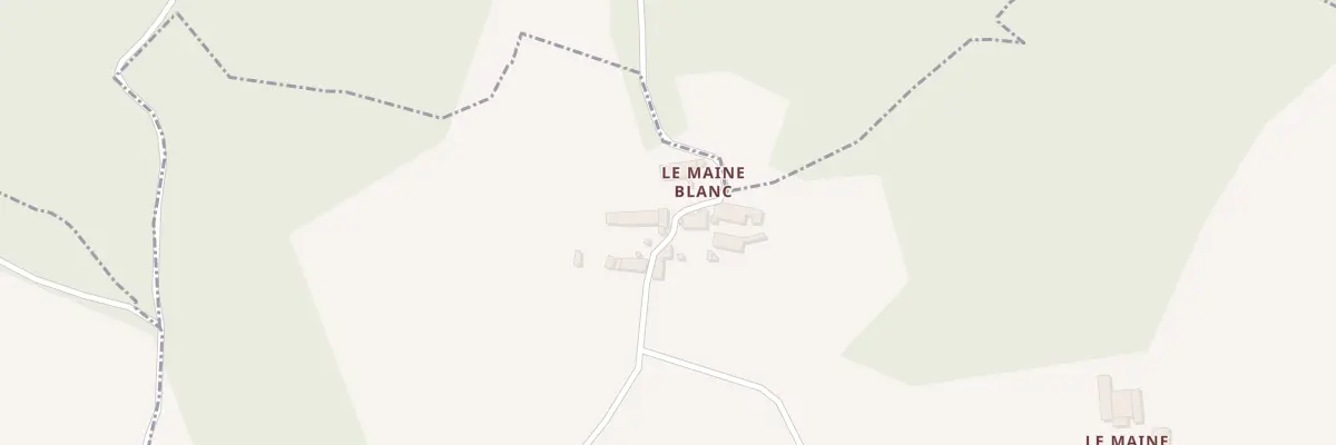 Plan du 5094 Le Maine Blanc à Pillac