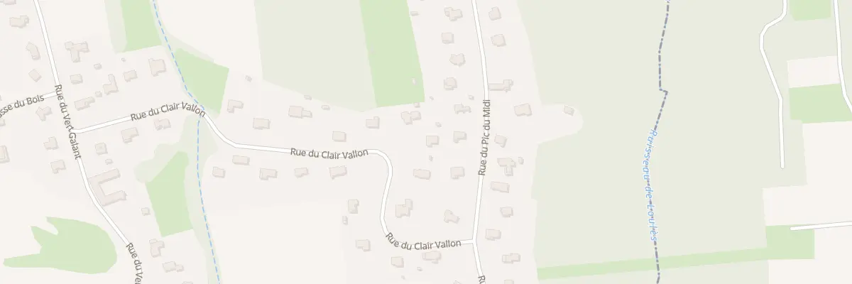 Plan du 21 Rue du Clair Vallon à Boulin