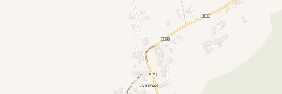 Plan du 219 La Beysse Ouest à Eynesse