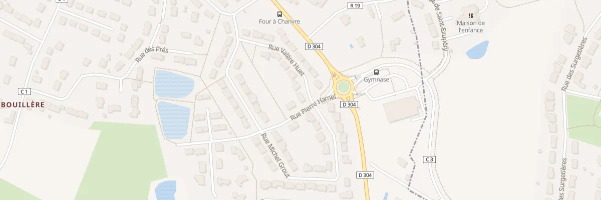 Plan du 1 Rue Valère Huet à La Milesse