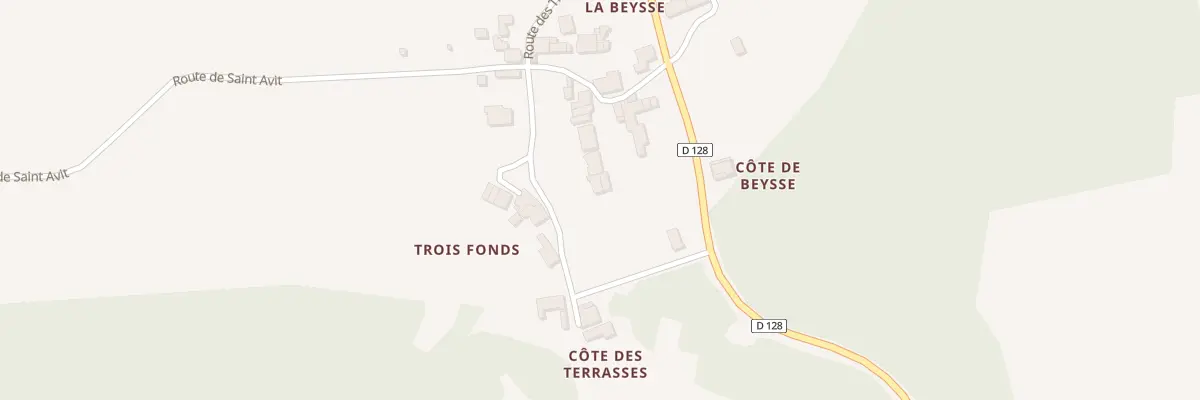 Plan du 35B La Beysse Est à Eynesse