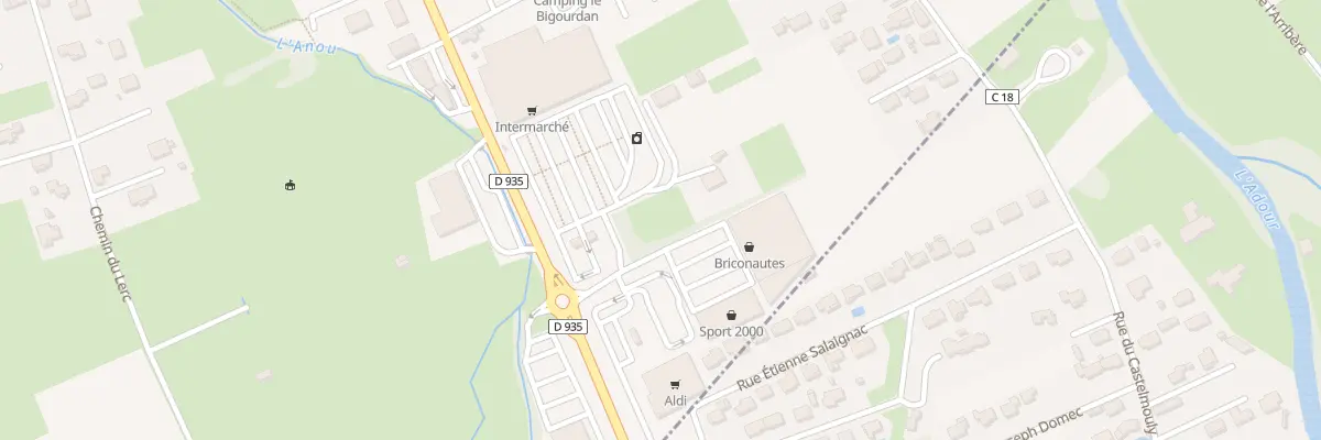 Plan du 87 Av de la Mongie à Pouzac