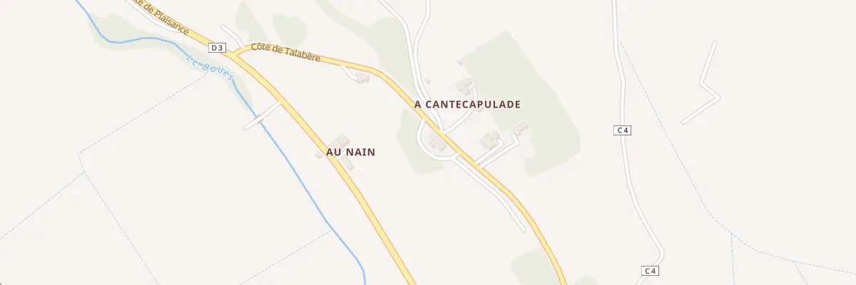 Plan du 539 Côte de Talabère à Tourdun