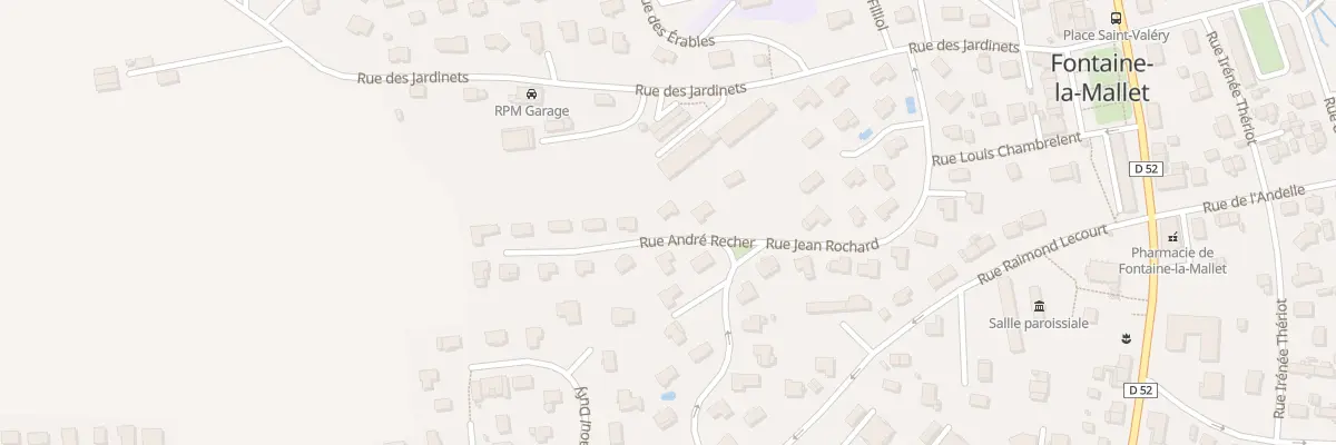 Plan du 11 Rue André Recher à Fontaine-la-Mallet