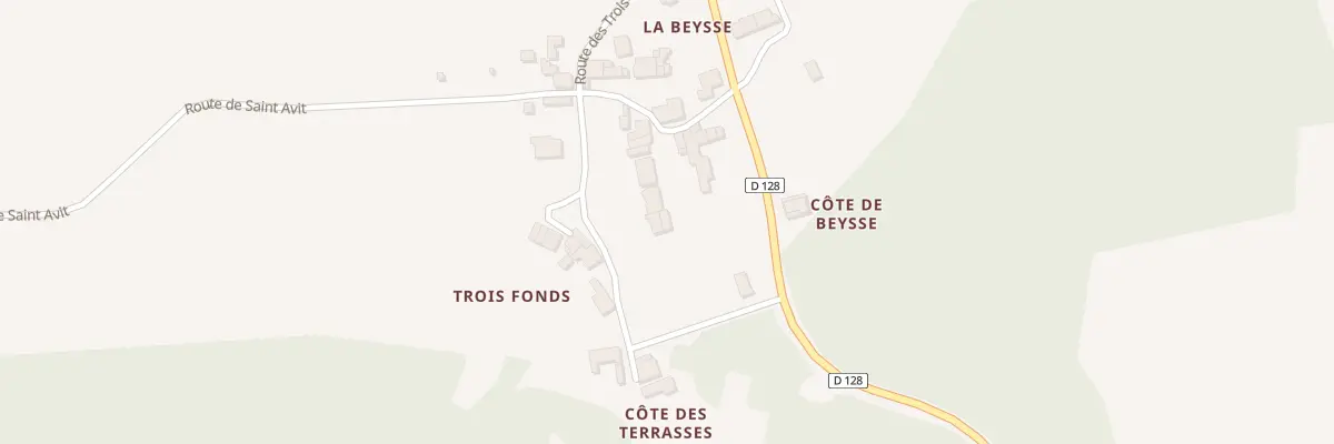 Plan du 35 La Beysse Est à Eynesse
