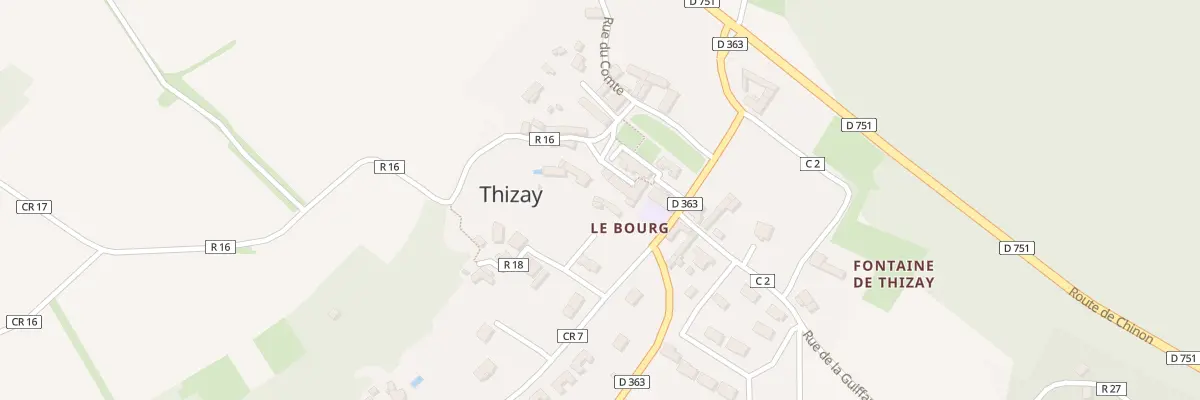 Plan du 8 Vallée de Verrière à Thizay