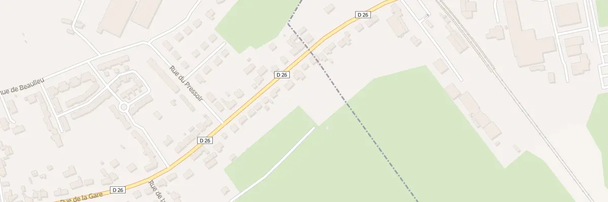 Plan du 98 Rue de la Gare à Beaumont-sur-Sarthe