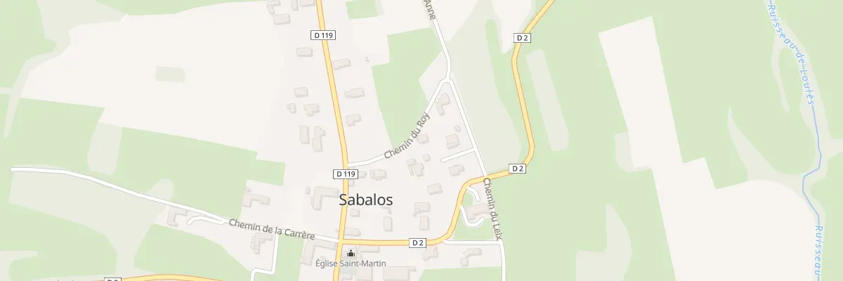 Plan du 4 Lot Fontan à Sabalos