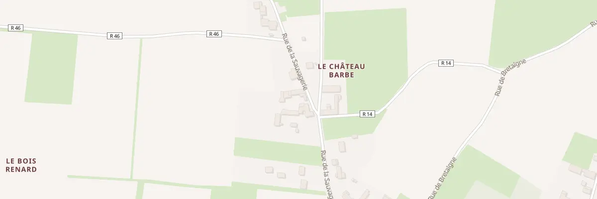 Plan du 26 Rue de la Sauvagère à Savigny-en-Véron