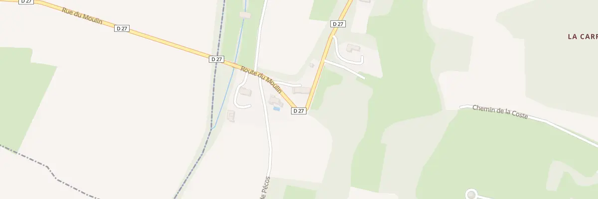 Plan du 34 Rte du Moulin à Lescurry