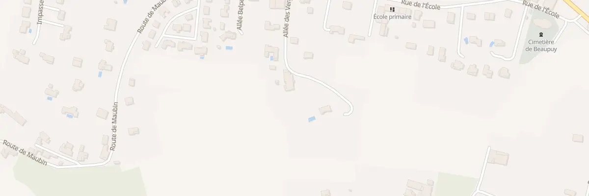 Plan du 5 All des Vergers à Beaupuy