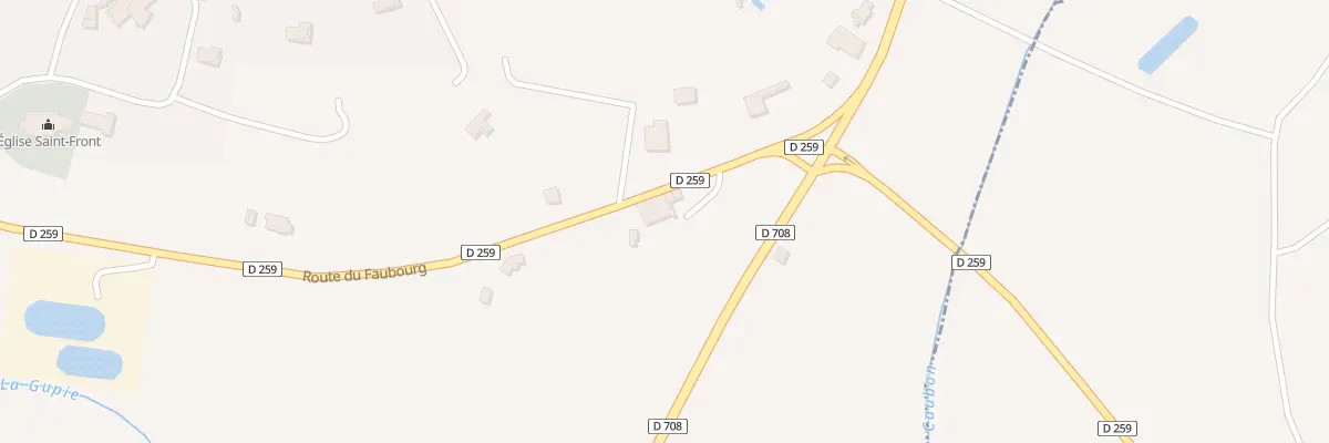 Plan du 704 Rte du Faubourg à Castelnau-sur-Gupie