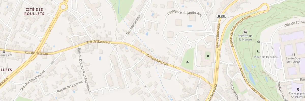 Plan du 42T Rue de Basseau à Angoulême
