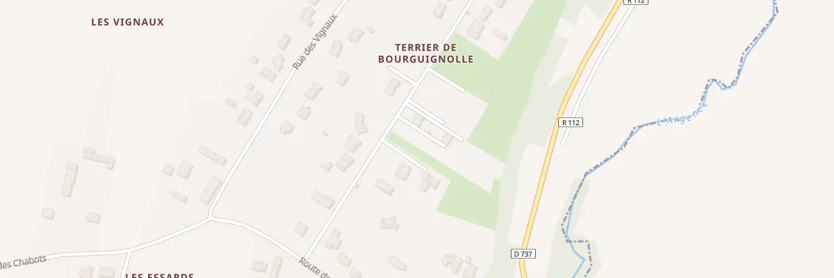 Plan du 16B Rue du Terrier de Bourguignole à Balzac