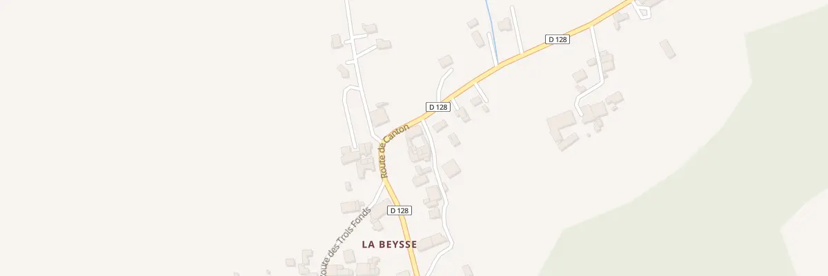 Plan du 157 La Beysse Est à Eynesse