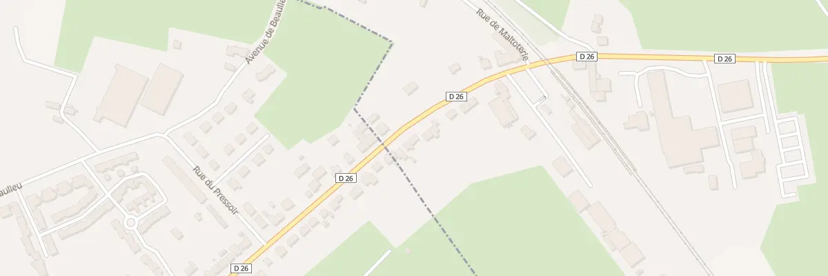 Plan du 15 Rue de Beaumont à Vivoin