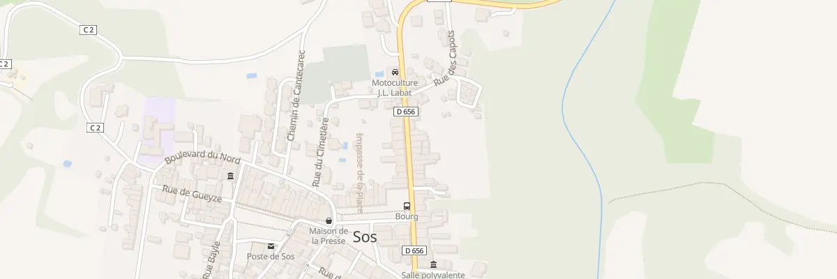 Plan du 33 Av Jean de Silhon à Sos