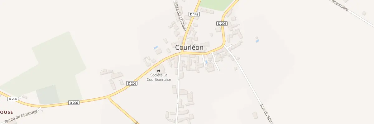 Plan du 2 Rte de Touraine à Courléon