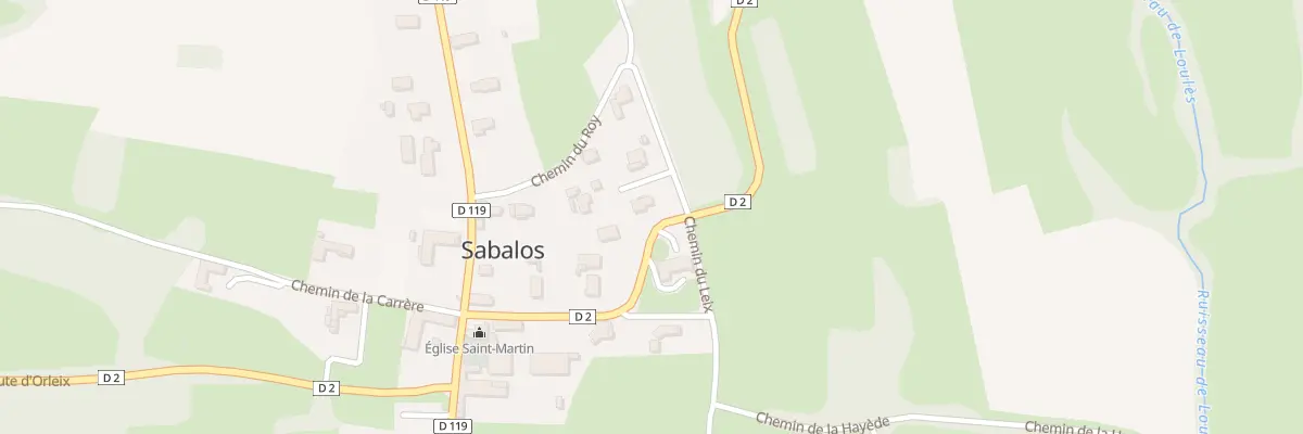 Plan du 7 Lot Fontan à Sabalos
