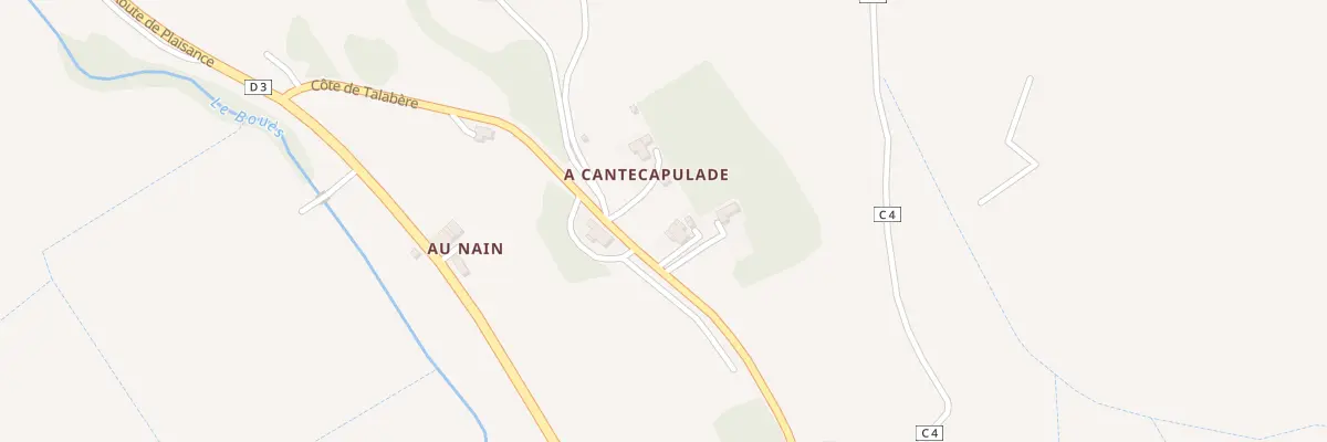 Plan du 5045 A Talaberes à Tourdun