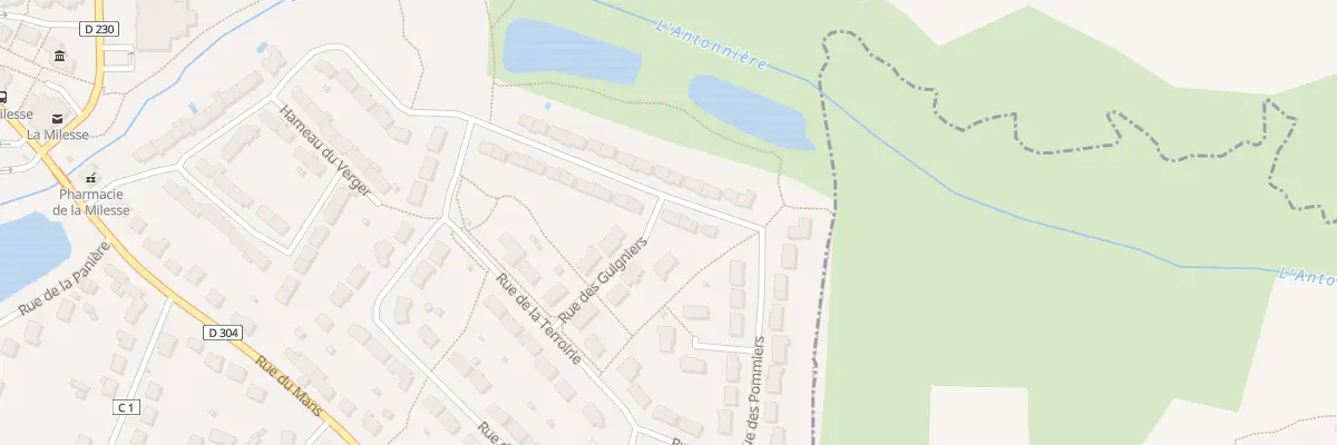 Plan du 17 Rue des Pommiers à La Milesse