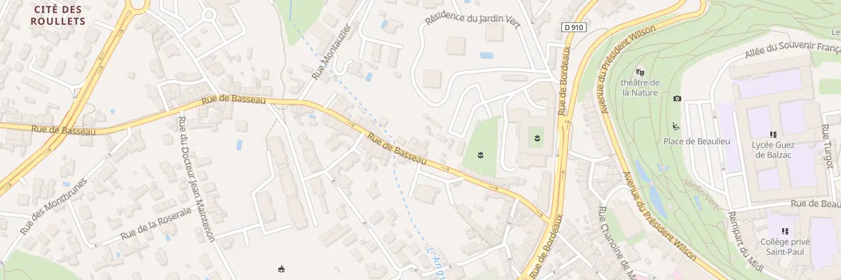 Plan du 40B Rue de Basseau à Angoulême