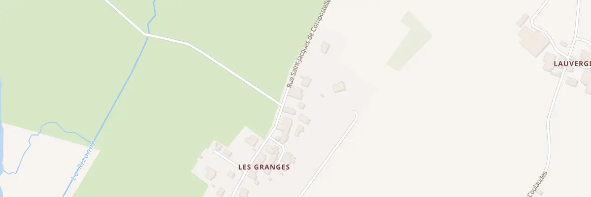Plan du 140 Les Granges à Saint Aulaye-Puymangou