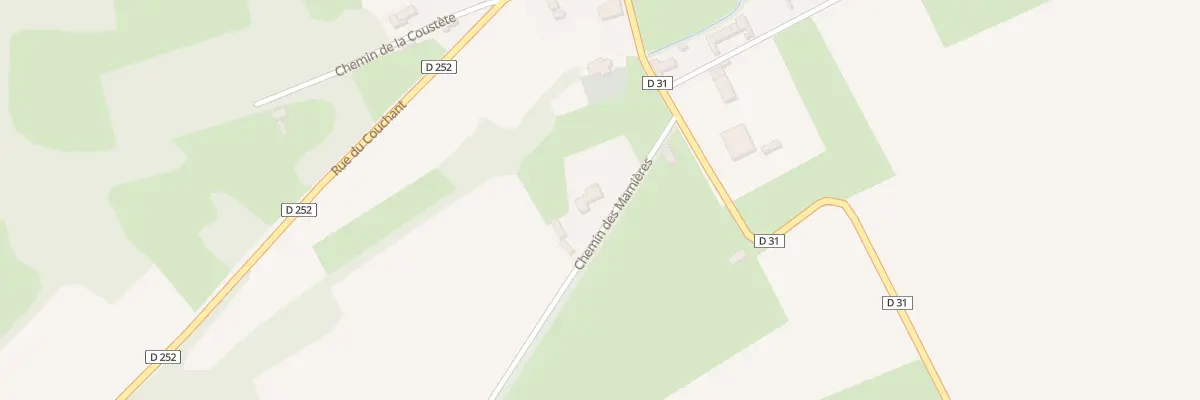 Plan du 100 Chem des Marnières à Buzon
