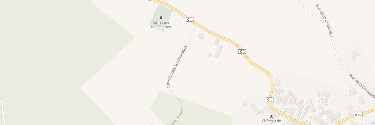 Plan du 5 Rte d’Echoisy à Cellettes