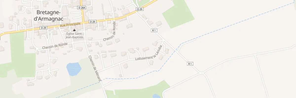 Plan du 4 Lot le Laouba à Bretagne-d’Armagnac