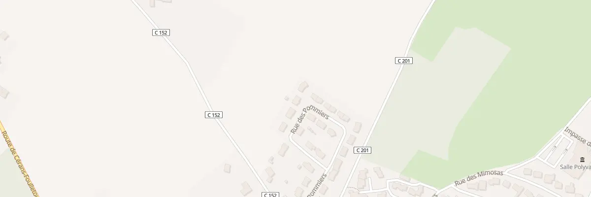 Plan du 30 Rue des Pommiers à Yvré-le-Pôlin