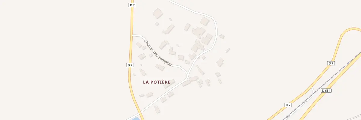 Plan du 2 Che des Templiers à Lusignan