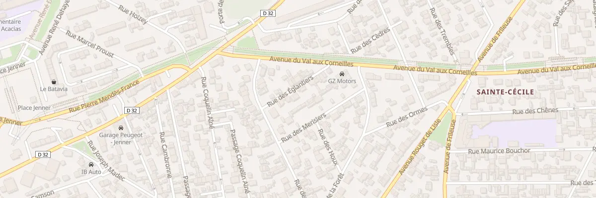 Plan du 10 Rue des Eglantiers au Havre