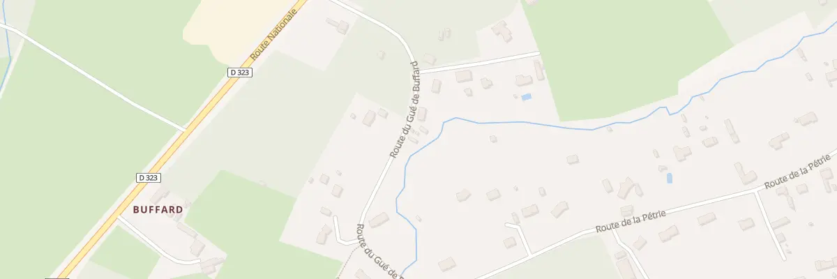 Plan du 14 Rte du Gue De Buffard à Guécélard