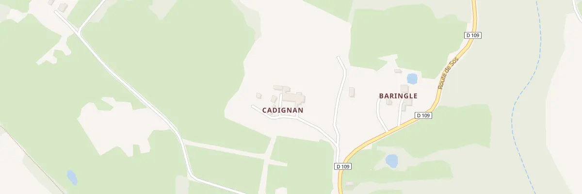 Plan du 2151 Rte de Sos à Sos