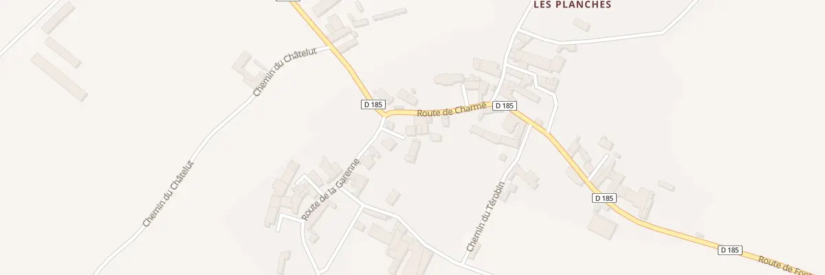 Plan du 1 All de la Marechalerie à Juillé
