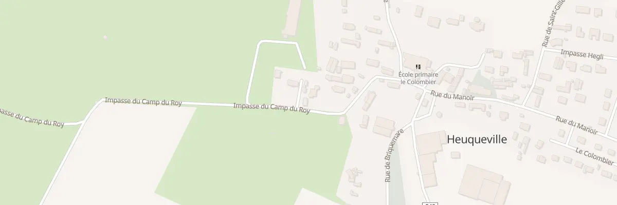 Plan du 154 Imp du Camp du Roy à Heuqueville
