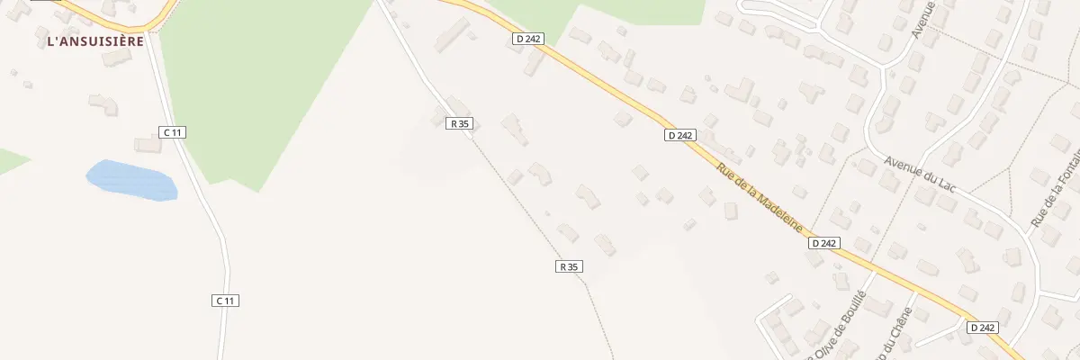Plan du 45B Rue de la Madeleine à La Bazoge